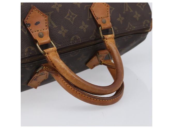 Borsa a mano LOUIS VUITTON Monogram Speedy 35 M41524 LV Auth 201481 Monogramma - vista 7