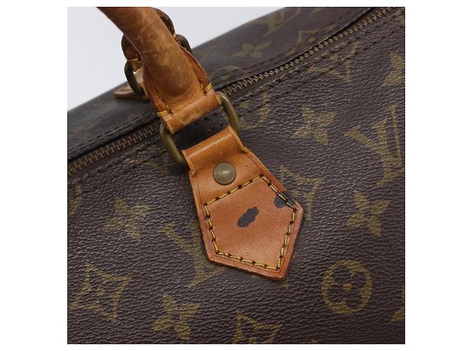Borsa a mano LOUIS VUITTON Monogram Speedy 35 M41524 LV Auth 201481 Monogramma - vista 9