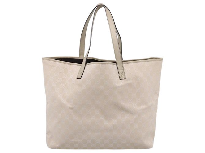 Borsa Tote GUCCI GG Canvas Outlet Beige 257245 Auth mr2947A - vista 2