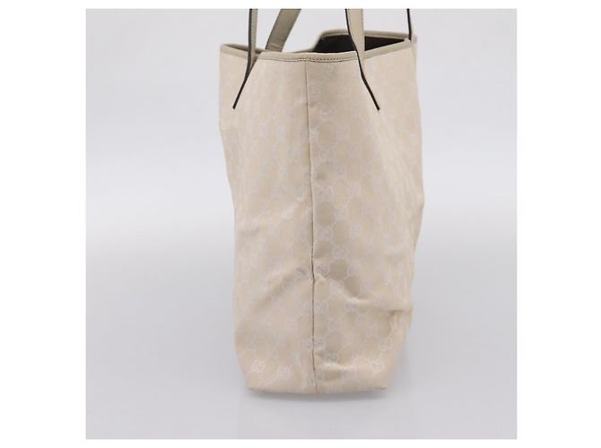 Borsa Tote GUCCI GG Canvas Outlet Beige 257245 Auth mr2947A - vista 3