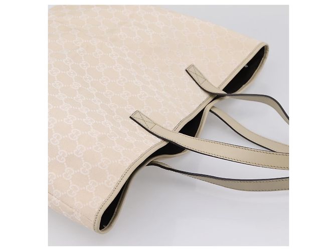 Borsa Tote GUCCI GG Canvas Outlet Beige 257245 Auth mr2947A - vista 6
