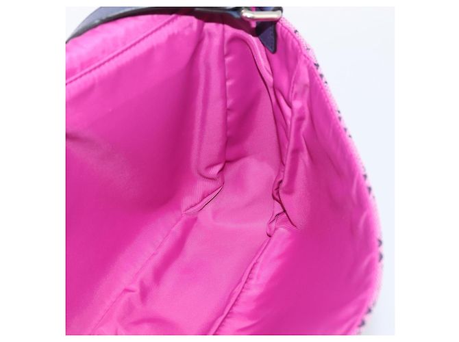 Borsa a tracolla per bambini GUCCI GG Canvas Rosa Argento Auth mr2971A - vista 20