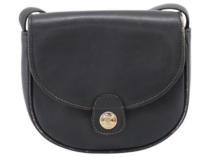 Céline Bolsa de Ombro CELINE em Couro Cinza e Ouro Auth ka6378 Marrom Dourado - vista 13