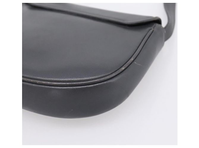Céline Bolsa de Ombro CELINE em Couro Cinza e Ouro Auth ka6378 Marrom Dourado - vista 16