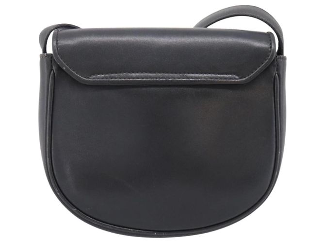 Céline Bolsa de Ombro CELINE em Couro Cinza e Ouro Auth ka6378 Marrom Dourado - vista 2
