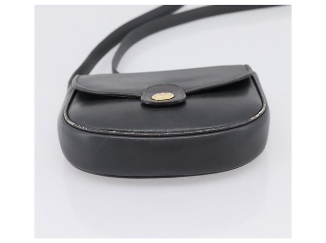 Céline Bolsa de Ombro CELINE em Couro Cinza e Ouro Auth ka6378 Marrom Dourado - vista 5
