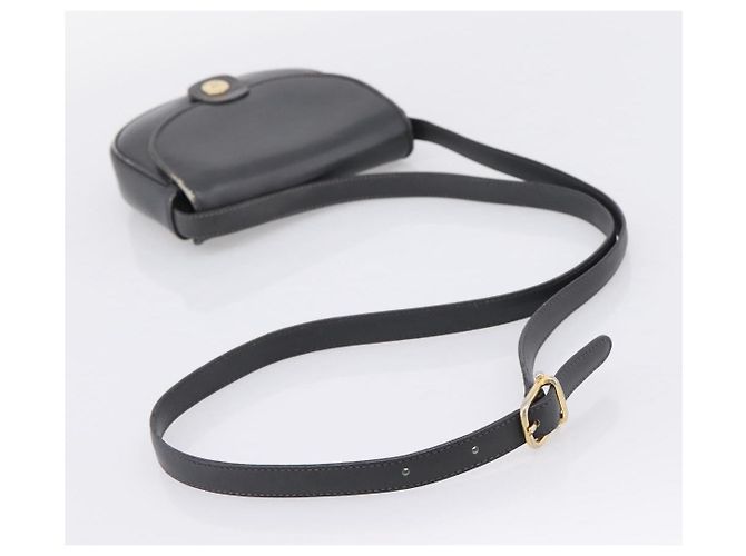 Céline Bolsa de Ombro CELINE em Couro Cinza e Ouro Auth ka6378 Marrom Dourado - vista 8