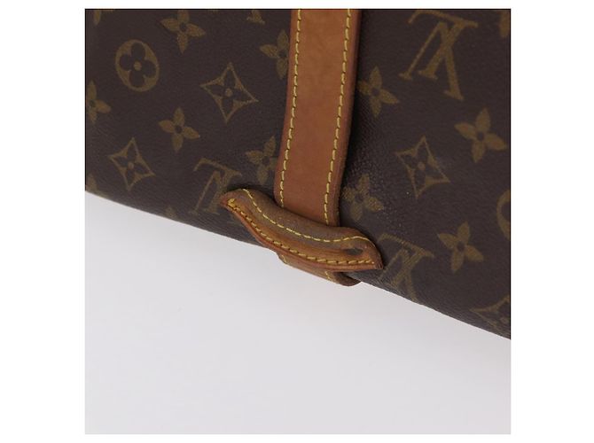 Borsa a tracolla LOUIS VUITTON Monogram Saumur 35 M42254 LV Auth ka6403 Monogramma - vista 14