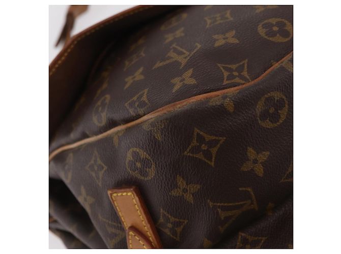 Borsa a tracolla LOUIS VUITTON Monogram Saumur 35 M42254 LV Auth ka6403 Monogramma - vista 18