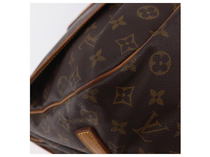 Borsa a tracolla LOUIS VUITTON Monogram Saumur 35 M42254 LV Auth ka6403 Monogramma - vista 20