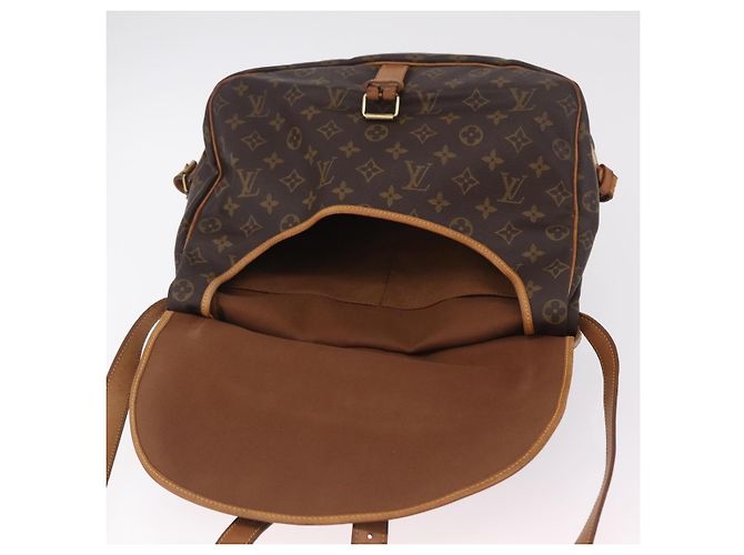 Borsa a tracolla LOUIS VUITTON Monogram Saumur 35 M42254 LV Auth ka6403 Monogramma - vista 24