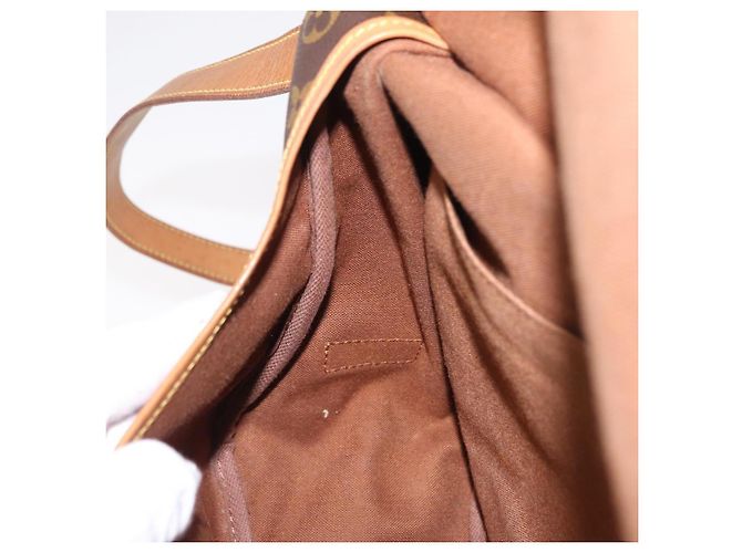 Borsa a tracolla LOUIS VUITTON Monogram Saumur 35 M42254 LV Auth ka6403 Monogramma - vista 26