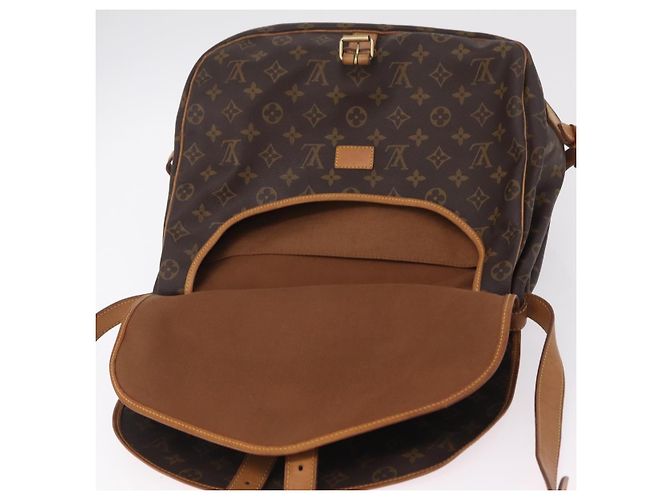 Borsa a tracolla LOUIS VUITTON Monogram Saumur 35 M42254 LV Auth ka6403 Monogramma - vista 27