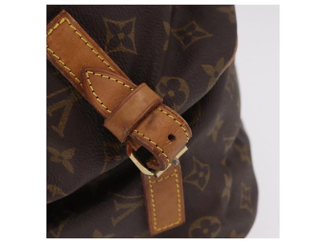 Borsa a tracolla LOUIS VUITTON Monogram Saumur 35 M42254 LV Auth ka6403 Monogramma - vista 6