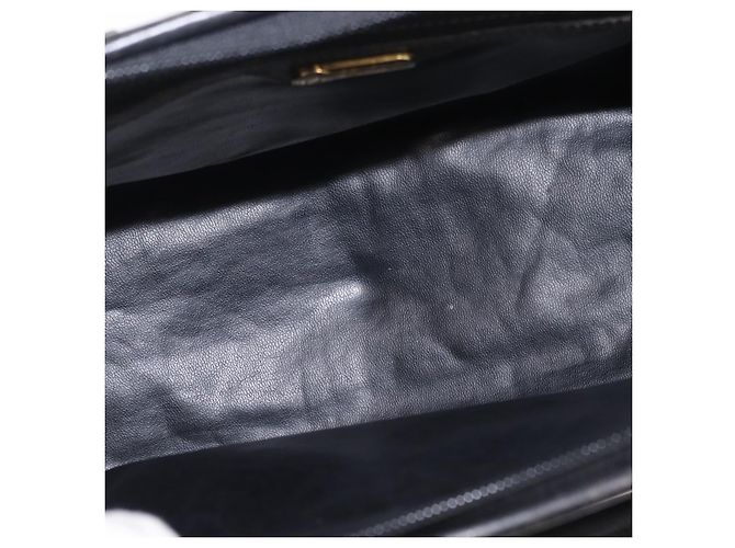 Borsa a mano FENDI Zucca Canvas PVC Nero Marrone Auth ka6311 - vista 11