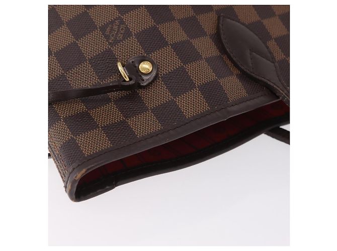 Borsa Tote LOUIS VUITTON Damier Ebene Neverfull MM N51105 LV Auth 200534A - vista 15
