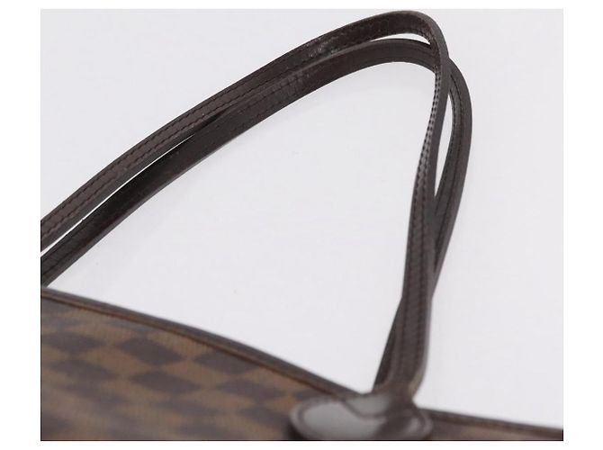 Borsa Tote LOUIS VUITTON Damier Ebene Neverfull MM N51105 LV Auth 200534A - vista 18