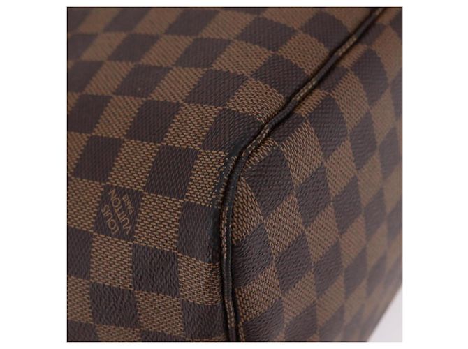 Borsa Tote LOUIS VUITTON Damier Ebene Neverfull MM N51105 LV Auth 200534A - vista 23
