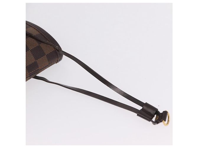 Borsa Tote LOUIS VUITTON Damier Ebene Neverfull MM N51105 LV Auth 200534A - vista 27