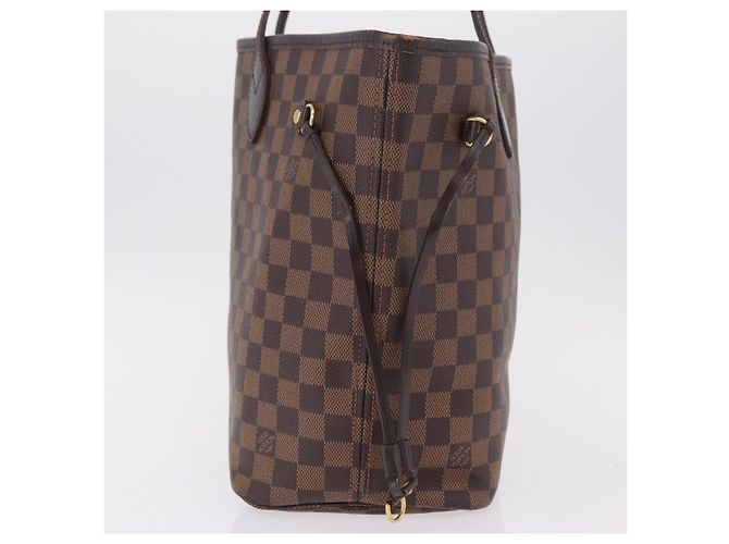 Borsa Tote LOUIS VUITTON Damier Ebene Neverfull MM N51105 LV Auth 200534A - vista 4