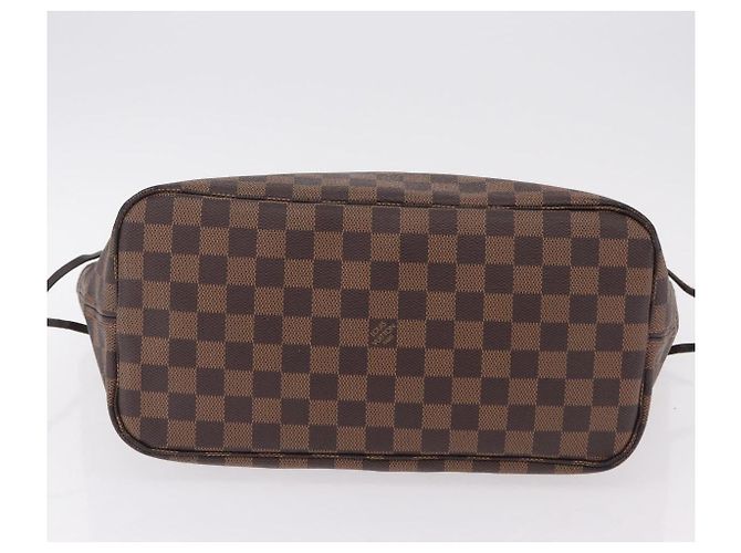 Borsa Tote LOUIS VUITTON Damier Ebene Neverfull MM N51105 LV Auth 200534A - vista 8