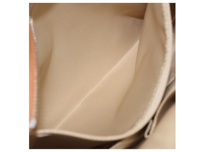 Bolsa Tote Coach em Couro Marrom Prata Auth 204986A - vista 23