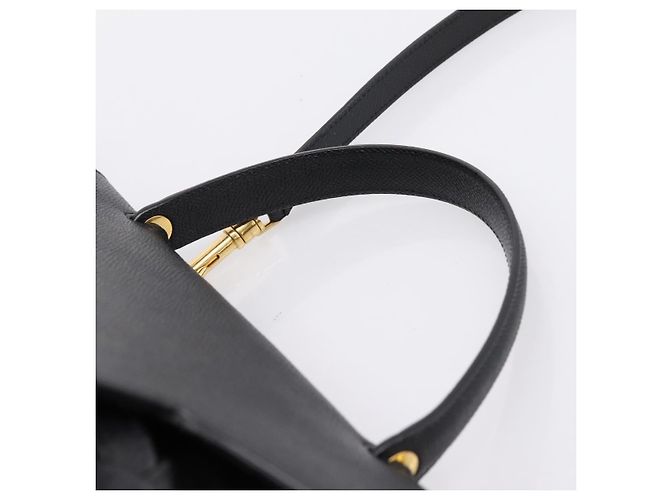 Céline Borsa a mano CELINE Belt Bag in pelle 2way Nero Oro Auth ka6406V D'oro - vista 14