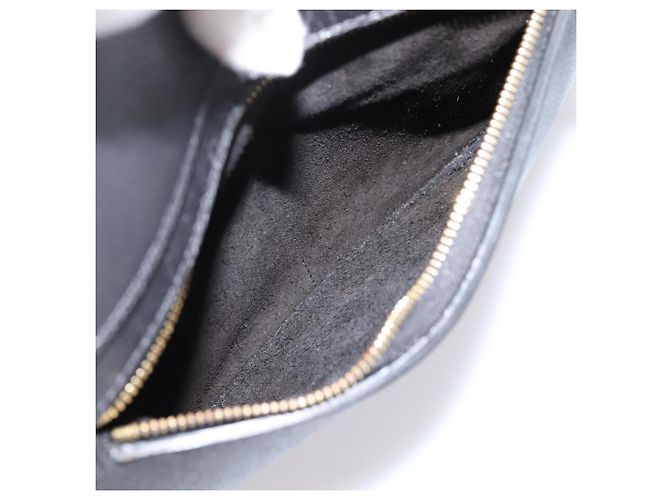 Céline Borsa a mano CELINE Belt Bag in pelle 2way Nero Oro Auth ka6406V D'oro - vista 25