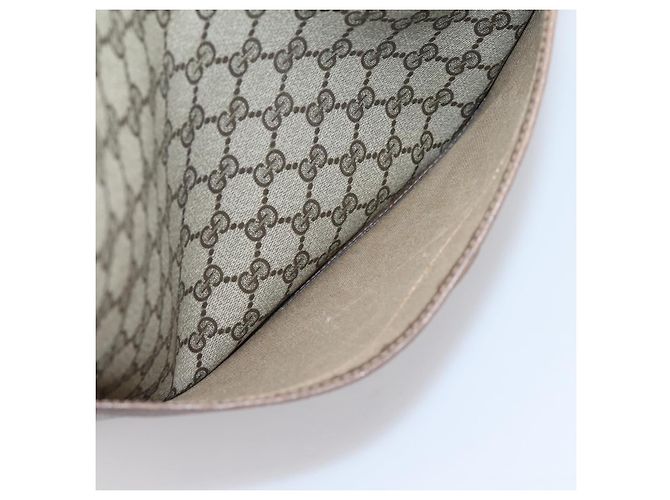Borsa Tote GUCCI GG Supreme Web Sherry Line Beige Gold 39 02003 Auth ep15903 - vista 20
