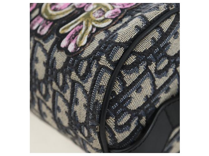 Borsa a tracolla Christian Dior Trotter Canvas Navy Auth 204908SAM Blu navy - vista 16