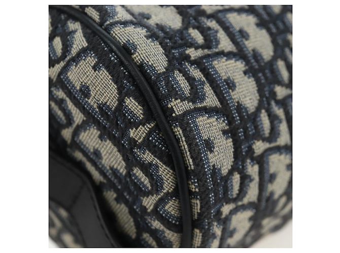 Borsa a tracolla Christian Dior Trotter Canvas Navy Auth 204908SAM Blu navy - vista 17
