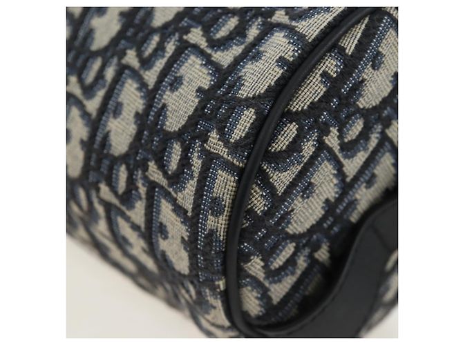 Borsa a tracolla Christian Dior Trotter Canvas Navy Auth 204908SAM Blu navy - vista 18