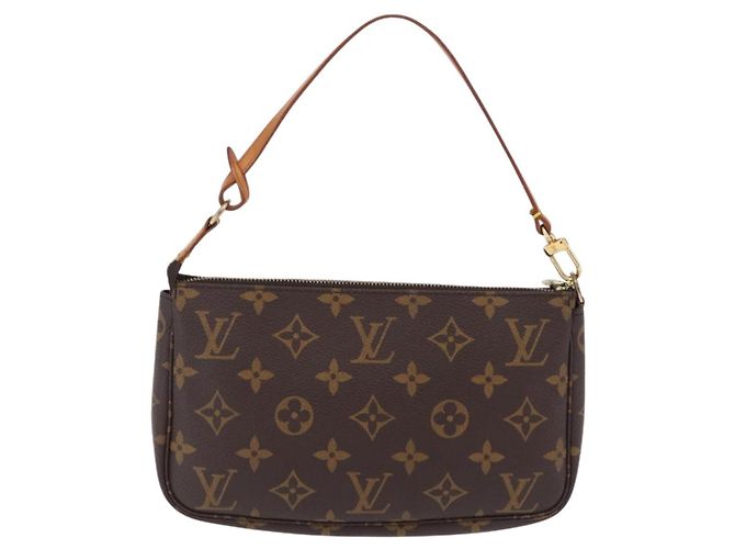 LOUIS VUITTON Monogram Pochette Accessoires Pouch M51980 LV Auth ka6368 Monogramma - vista 2