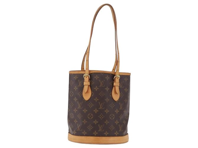 LOUIS VUITTON Monogram Bucket PM Shoulder Bag M42238 LV Auth ka6361 Monograma - vista 13