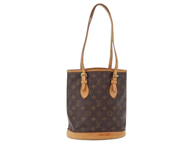 LOUIS VUITTON Monogram Bucket PM Shoulder Bag M42238 LV Auth ka6361 Monograma - vista 2