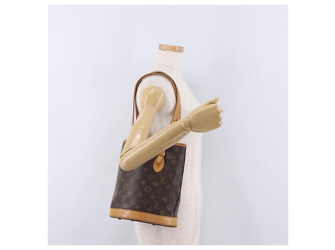 LOUIS VUITTON Monogram Bucket PM Shoulder Bag M42238 LV Auth ka6361 Monograma - vista 23