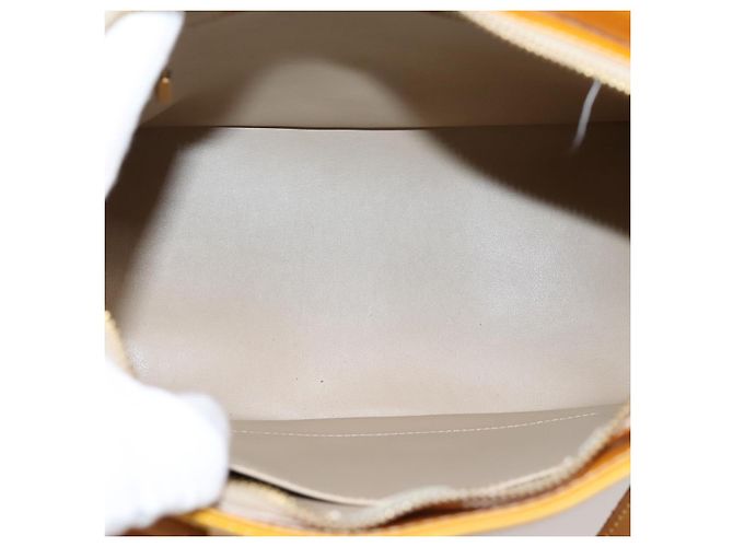 LOUIS VUITTON Monogram Vernis Houston Handtasche Beige M91004 LV Auth gh2356 - Ansicht 11
