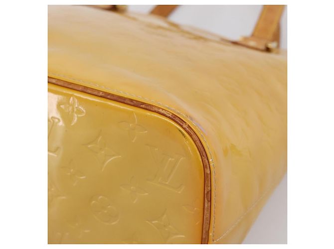 LOUIS VUITTON Monogram Vernis Houston Handtasche Beige M91004 LV Auth gh2356 - Ansicht 15