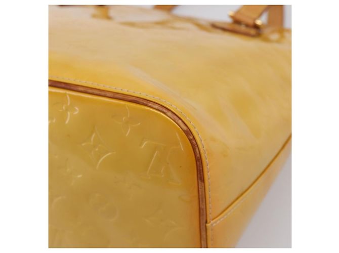 LOUIS VUITTON Monogram Vernis Houston Handtasche Beige M91004 LV Auth gh2356 - Ansicht 17