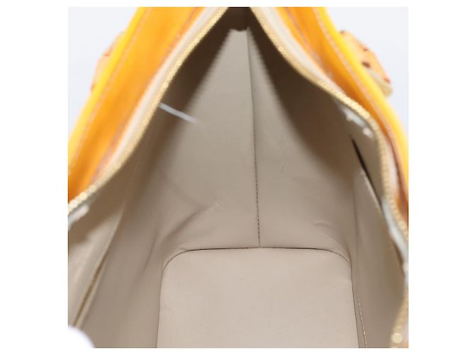 LOUIS VUITTON Monogram Vernis Houston Handtasche Beige M91004 LV Auth gh2356 - Ansicht 20