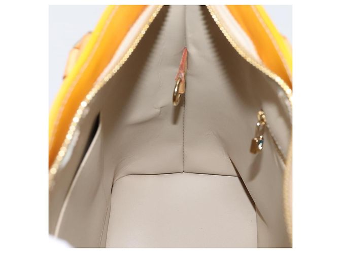 LOUIS VUITTON Monogram Vernis Houston Handtasche Beige M91004 LV Auth gh2356 - Ansicht 21