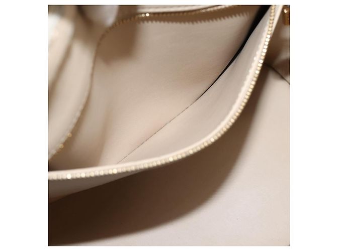 LOUIS VUITTON Monogram Vernis Houston Handtasche Beige M91004 LV Auth gh2356 - Ansicht 23