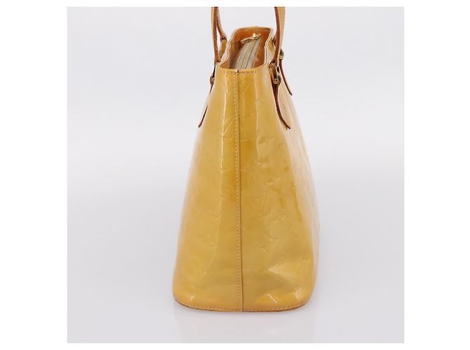 LOUIS VUITTON Monogram Vernis Houston Handtasche Beige M91004 LV Auth gh2356 - Ansicht 4