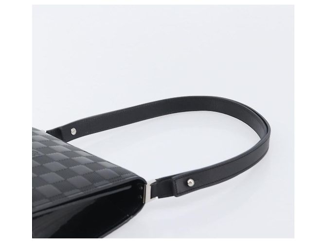 Borsa a tracolla LOUIS VUITTON Damier Vernis Club Black M92127 LV Auth ep16276V Negro - vista 14
