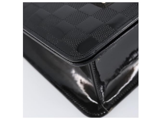 Borsa a tracolla LOUIS VUITTON Damier Vernis Club Black M92127 LV Auth ep16276V Negro - vista 16