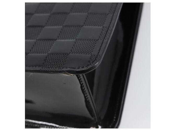 Borsa a tracolla LOUIS VUITTON Damier Vernis Club Black M92127 LV Auth ep16276V Negro - vista 17