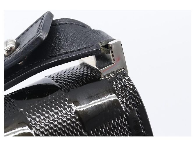 Borsa a tracolla LOUIS VUITTON Damier Vernis Club Black M92127 LV Auth ep16276V Negro - vista 9