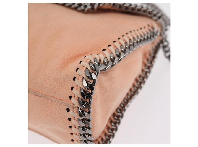 Stella Mc Cartney Borsa Stella McCartney Falabella Chain Bag Polyester Orange Silver 364519 Auth 206228 Argento Arancione - vista 16