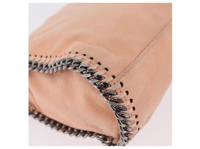 Stella Mc Cartney Borsa Stella McCartney Falabella Chain Bag Polyester Orange Silver 364519 Auth 206228 Argento Arancione - vista 17