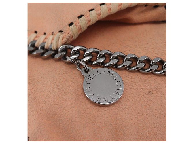 Stella Mc Cartney Borsa Stella McCartney Falabella Chain Bag Polyester Orange Silver 364519 Auth 206228 Argento Arancione - vista 19
